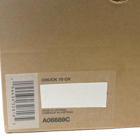 Converse Chuck 70 OX Sneakers Women's Low Top Shoes Dark Sapphire Canvas A06689C - Picture 10 of 11